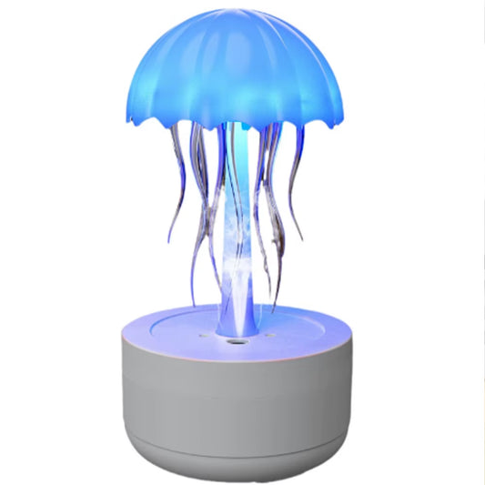 Jellyfish Humidifier USB Air Humidifier Aroma Diffuser Purifier Mist Sprayer Essential Colorful Rotation Night Light for Bedroom